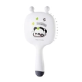 Spazzola per capelli panda bianco con motivo bambù e cuscino d'aria massaggiante - Sacchetto OPP / Bianco (Panda)