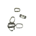 Silver vintage Tibetan iron O-shaped open ring connector for DIY jewelry making - Antique Silver O-Ring