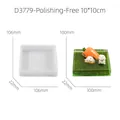 Polish-free square silicone mold for resin with dimensions of 106x106x22mm for DIY crafts - Rectangular 10*10cm