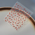 Adesivi per nail art 5D peperoncino rosso con texture 3D per decorazioni unghie - Stile Peperoncino Rosso (CO-439)