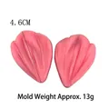 Detaillierte Silikonform für Blütenblätter mit realistischer Aderstruktur, 4,6 cm groß - Nr. 2 Stil 3173 (4,6 CM)