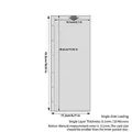 Clear A4 4-pocket card protector sleeve with side punch holes and 45.8cm height dimensions - Hand Banner Vertical Pages 10 Sheets 108#