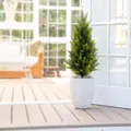 90cm artificial cypress tree with black ground stake for home and garden decoration - 90CM Cypress Tree