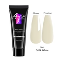 Misscheering 15ml milk white acryl nail extension gel 004 in glossy and matte finish - Milk White (15ml)