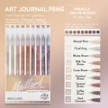 Languo Maillard series 9-color marker set with fine needle tips for bullet journaling - Maillard 9-Color Set