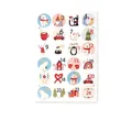 Christmas advent calendar stickers 1-24 featuring polar bear penguin and reindeer designs - Christmas Sticker - Animal Numbers
