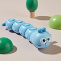 Giocattolo a forma di bruco blu cielo a carica con finitura opaca per bambini - Bruco / Blu