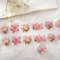 Rotolo di nastro adesivo PET con motivi di rose rosa per decorazioni scrapbooking - Diana Rosa