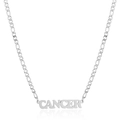 Collana a catena NK in acciaio inossidabile argento lucido con ciondolo Cancro - Cancro Acciaio