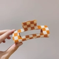 Approx. 8cm / Orange White Plaid