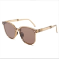 Gafas de sol plegables ámbar transparente con lentes marrones y montura retro - Marrón Betel Polarizado con Almohadillas (2ª Generación)