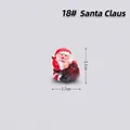 Miniature resin Santa Claus figurine holding gift bag, 3.1cm height Christmas decor - Style 18 Santa Claus