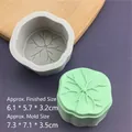 Silicone mold for lotus leaf crafts with detailed 6.1x5.7x3.2cm size measurements - Lotus Leaf