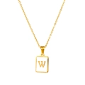 Letter W