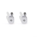 Orecchini a perno quadrati in argento con stella polare incisa e zircone scintillante - Quadrato (599-01B) / Orecchini Quadrati (Strass Bianco - Colore Acciaio)