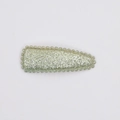 Fermaglio BB a goccia argento per bambini con finitura glitterata scintillante - Argento Full Glitter