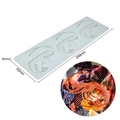 Shrimp leaf lace silicone mold for baking, size 299x92x3mm for food decoration - Crawfish