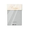 Adesivi per nail art bianchi Tomoni con motivi in rilievo MS 65 per manicure - Stile Goffrato MS65