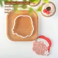 Santa Claus cookie cutter 9.1x9.3cm for festive DIY fondant baking and holiday desserts - Santa Claus Cutter