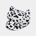 Fashionable retro newsboy hat with cat ears and stylish black and white cow print pattern - Adjustable / Cow Pattern