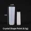 Stampo in silicone per colonna esagonale da 5cm con un pezzo in resina da 6,5g - Colonna di cristallo esagonale