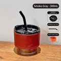 Mini Style-Smoky Gray-300ml-Set (Lid+Straw+Sleeve)