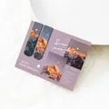 Twilight Snow Mountain magnetic bookmarks set with artistic natural scenery and sunset clouds - 2 Pcs/Set / Twilight Snow Mountain