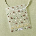 Adesivi per unghie a rilievo 3D con orsetti marroni e margherite, modello TS-2362 - Rilievo Orso Dolce di Primavera (TS-2362)
