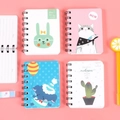 Set de mini cuadernos de espiral con lindas portadas de animales y páginas rayadas - Cactus