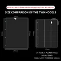 A4 clear 4-hole 15-pocket trading card sleeves 55x55mm double-sided storage pages - A4 4 Holes 15-Pocket Double-Sided Pages 10 Sheets 29#