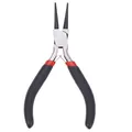 Jewelry round nose pliers with red and black ergonomic handles for DIY crafting - Handmade Round Nose Pliers