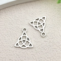Ciondoli Triquetra nodo celtico argento antico per creazione gioielli e collane DIY - Nodo Celtico Triquetra