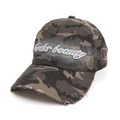 Dettaglio cappello baseball mimetico vintage con ricamo 3D Wonder Beauty - Regolabile / Grigio