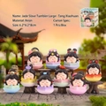 Traditional Tang Dynasty style resin roly-poly doll figurines in ten various Q-version designs - -46 [large Size 9] / Ancient Style Ornament Series
