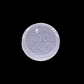 Round crystal silicone mold with diamond texture for DIY resin jewelry and pendant crafting - 7# Translucent Round Gem