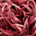 Sparkling dark red metallic shredded raffia paper for festive gift box filling and decor - 30g/Pack / PT03 Wine Red Glitter