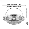 Steel-colored Perforated Low-profile