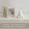 White Christmas Gnome Scented Candle with Bell and Gift Box in English Pear Freesia - White (English Pear & Freesia)