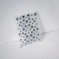 Adesivi per unghie minimalisti neri a cuore e mandala set stile DP-268 - Stile Retrò a Linea Nera (DP-268)