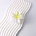 8cm Electroplated White Base With Yellow Standard