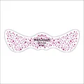 Rose red freckle tattoo sticker with metallic dots for facial party makeup look - QBLT-005 Rose Pink