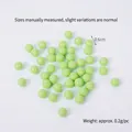 Pale green 0.6cm resin beads for DIY dessert decoration and bubble tea props - 0.6cm / Grass Green