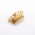 Pendente corona in acciaio inossidabile dorato stile punk per uomo e donna - Stile A Oro / Solo Ciondolo
