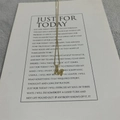 Minimalist 14K gold plated necklace featuring a polished uppercase letter M pendant - Letter-M