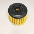 Tête de brosse à vaisselle de rechange avec poils jaunes denses et base en plastique - Tête de Brosse de Rechange Jaune