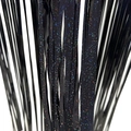 Tenda a frange laser nera spessa con glitter iridescenti per decorazione sfondo festa - 1m*2m / Nero Laser