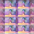Set of 8 rainbow iridescent stainless steel food sealing clips for kitchen storage - Large / AB Color