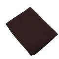 Dark brown mercerized cotton jersey headscarf shawl folded on white background - 15 Dark Brown