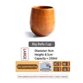Large jujube wood belly cup 250ml capacity with 9cm diameter and 8.5cm height - 280ml / Large Belly Cup