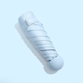 Compacte lichtblauwe capsule vouwparaplu met UV-bescherming en minimalistisch ontwerp - 6-Rib Mini Vinyl Verdikt / Lichtblauw
